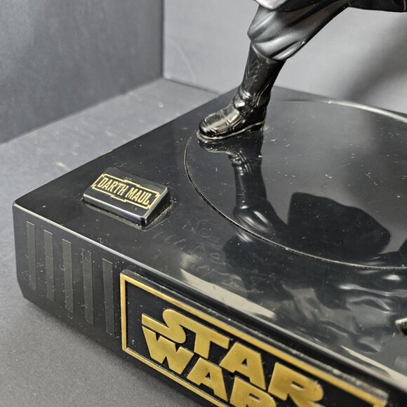 Tested STAR WARS 1999 Interactive Set, Darth Maul,Obi-Wan Kenobi Coin Banks VTG - Picture 7 of 17